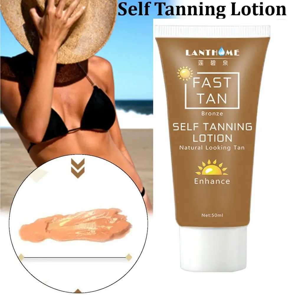 50ml Hot Sale Unisex Effective Self Sunless Tanning Enhance Lotion