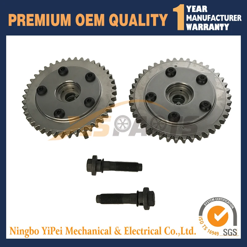  2PCS For Ford Camshaft Phaser Variable Timing Cam Gear 3R2Z-6A257-DA 3L3E6C524FA