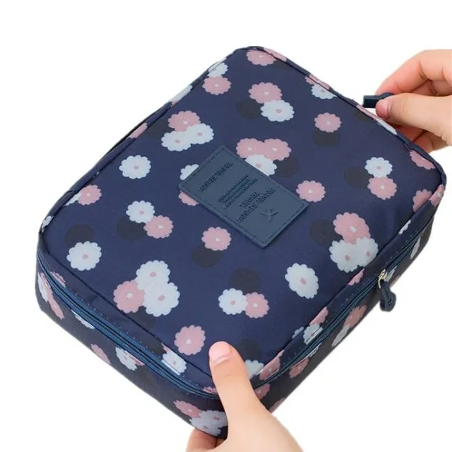 Jxsltcводонепроницаемая портативная косметичка из полиэстера для путешествий, подвесная моющаяся сумка, нейтральная косметичка, органайзер для ванной комнаты, моющаяся сумка - Цвет: E2