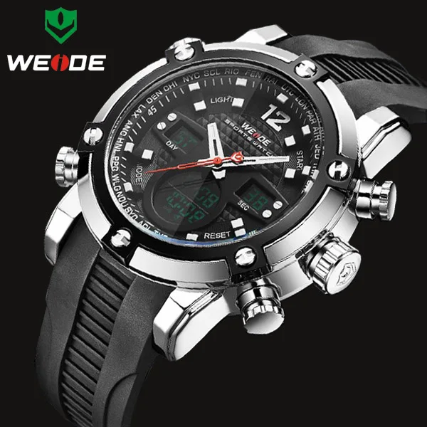 Prix pour Relogio masculino nouveau weide marque hommes militaire montre de sport montres hommes quartz lcd numérique analogique horloge pu bracelet montre-bracelet Prix pour Relogio masculino nouveau weide marque hommes militaire montre de sport montres hommes quartz lcd numérique analogique horloge pu bracelet montre-bracelet
