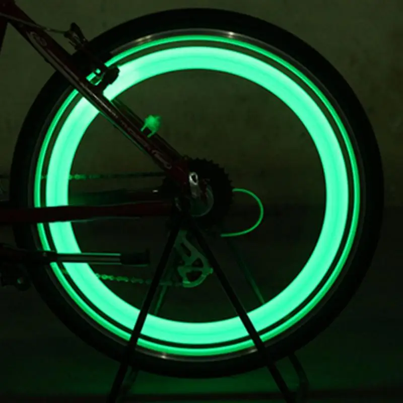 Best 2019 Bicycle Light with Battery Bike Accessories Bike Spoke Wheel Light Safe Bicycle lamp 8