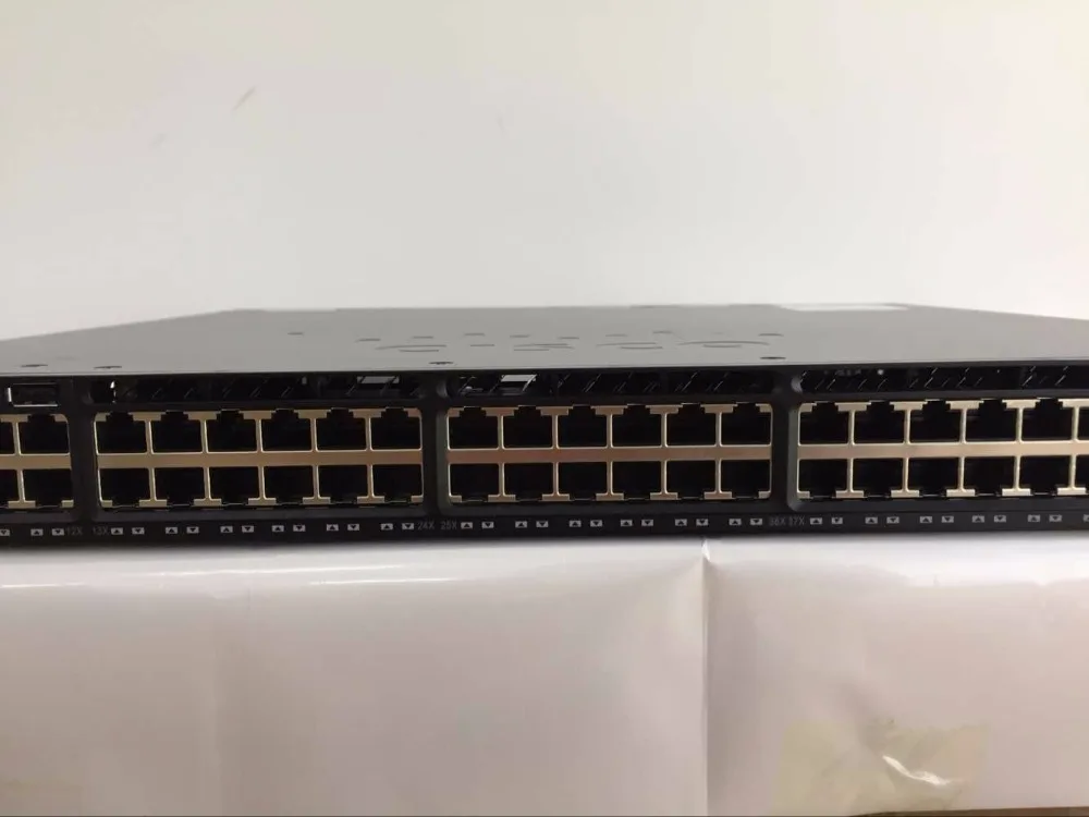 WS-C3650-48FD-L полный POE 48 Ethernet порты коммутатор управляемый StackWise-160 корпоративные переключатели