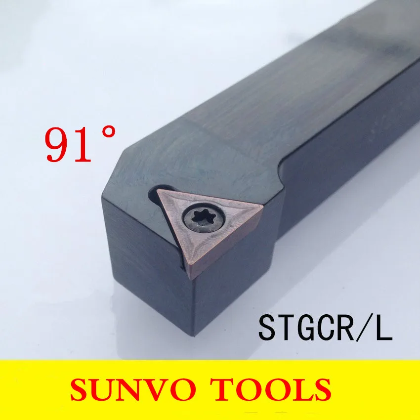 

STGCR STGCL 1616H11/1616H16 CNC Screw Fastening External Turning Holder Use TCMT TCGT 110204/110208/160404/160408 CNC Insert
