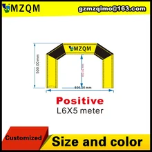 6X5 метров надувная арка с вашим логотипом, UL/CE сертифицированный вентилятор