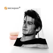 Dylan O'brien микрофибра ткань современная уход за кожей лица Полотенца/ванна Полотенца Размер 35 x75cm, 70x140 см возможен индивидуальный дизайн