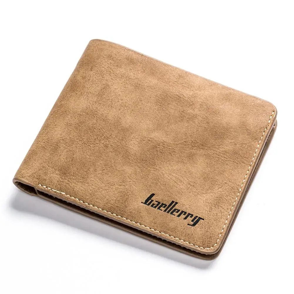 banabanma Men Retro Frosted PU Wallet Two Folding Male Purse Credit Card Holder Solid Color Short Wallet purse and wallet ZK30 banabanma Men Retro Frosted PU Wallet Two Folding Male Purse Credit Card Holder Solid Color Short Wallet purse and wallet ZK30