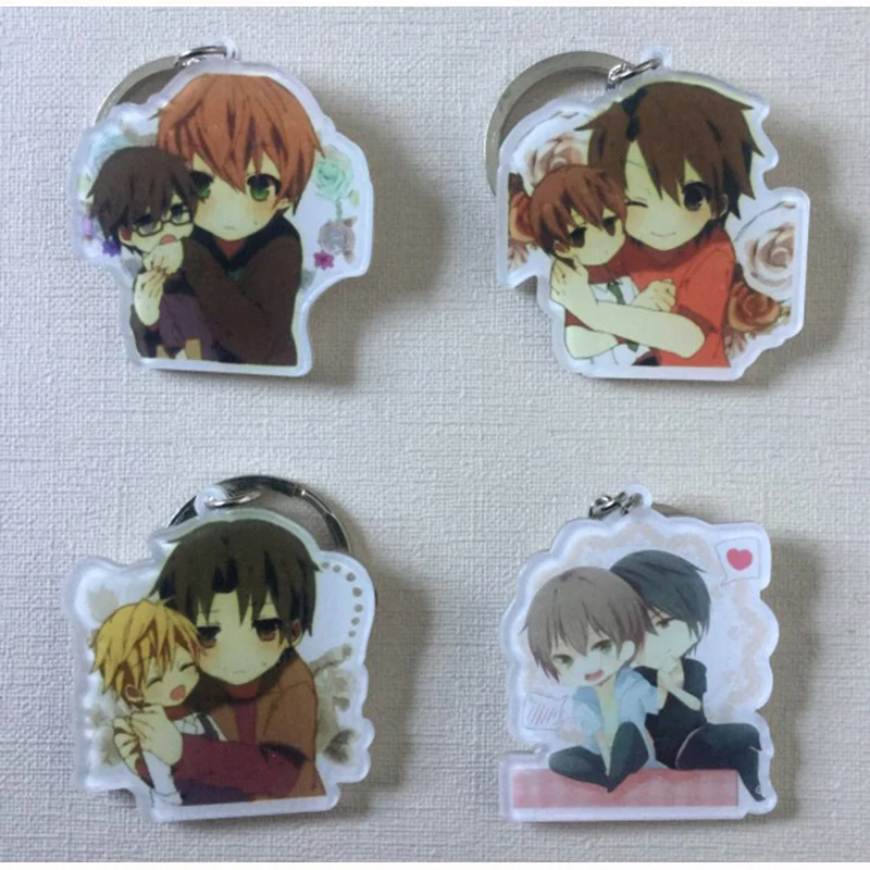 1 шт. отаку Fujyoshi BL анимации Junjou Romantica Серебряный Мисаки Usami акихико Portachiavi брелок