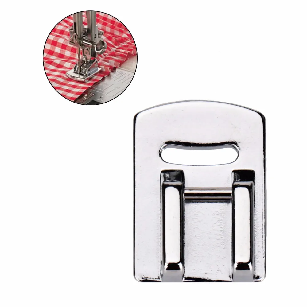 

Domestic Sewing Machine Presser Foot Ruffler Double Gathering Foot Snap on Foot Fit Singer Brother Babylock New Home Elna etc