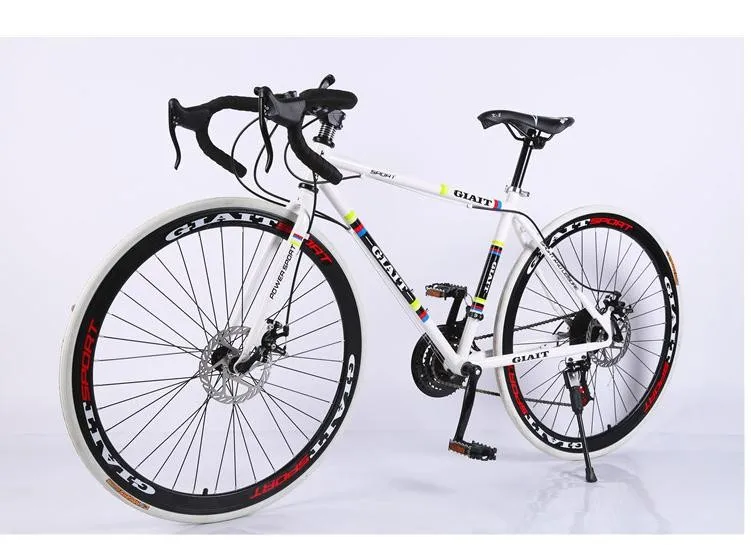 Sale Steel frame road bicycle 2016 new cycling jersey bicicleta bike 52cm man& woman bike 21/24/27 speed Disc brakes 3 3 Sale Steel frame road bicycle 2016 new cycling jersey bicicleta bike 52cm man& woman bike 21/24/27 speed Disc brakes 3 3