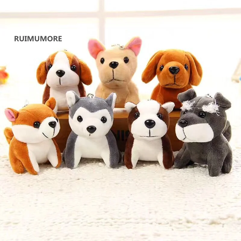 

Kawaii 9CM Approx. dog Plush Toys , key chain Stuffed dog Plush Toy Doll
