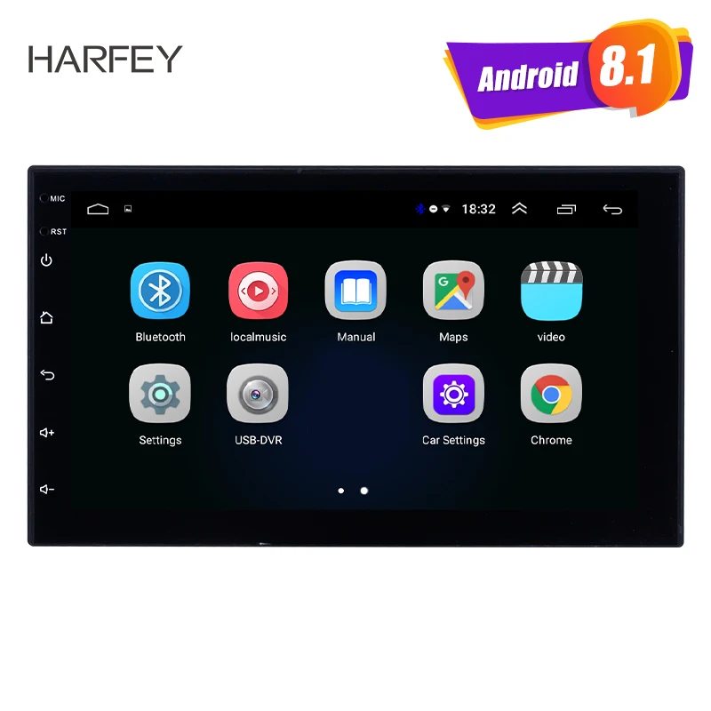 Автомобильный мультимедийный плеер Harfey 2DIN для универсального Nissan VW Toyota Kia rio Hyundai