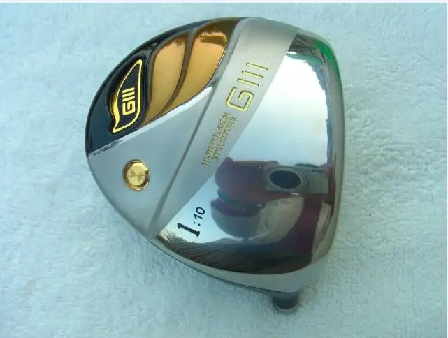 Playwell GIII Фирменная головка водителя гольфа деревянный железный клюшка клиновидная - Цвет: Серебристый
