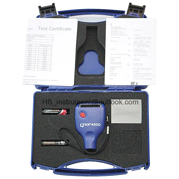 QNIX 4200 Paint Coating Thickness Tester Zinc Coating Thickness Gauge