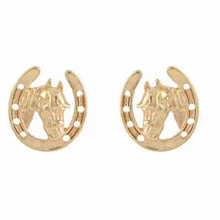 10/лот Модные женские ювелирные аксессуары лошадь копыта серьги для женщин