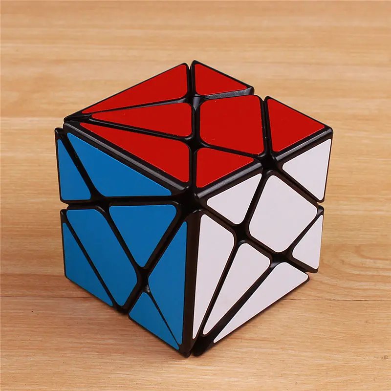 YongJun YJ Axis Skew magic cube ultra smooth 57 mm sticker professional speed puzzle ghost cube