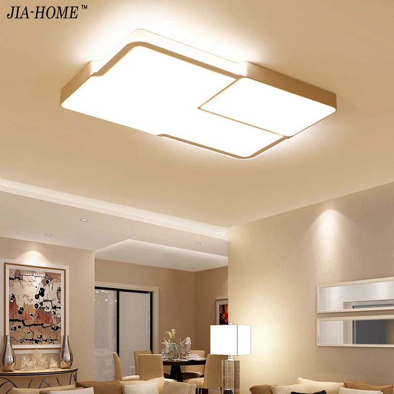 

Remote Control LED Ceiling Lamp For diningroom living room Metal design luminaire lamp Simple Decoration Home lighting fixtures