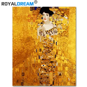 

ROYALDREAM DIY Painting By Numbers Wall Art Picture Acrylic Canvas Painting Home Wall Art Picture For Living Room Unique Gift