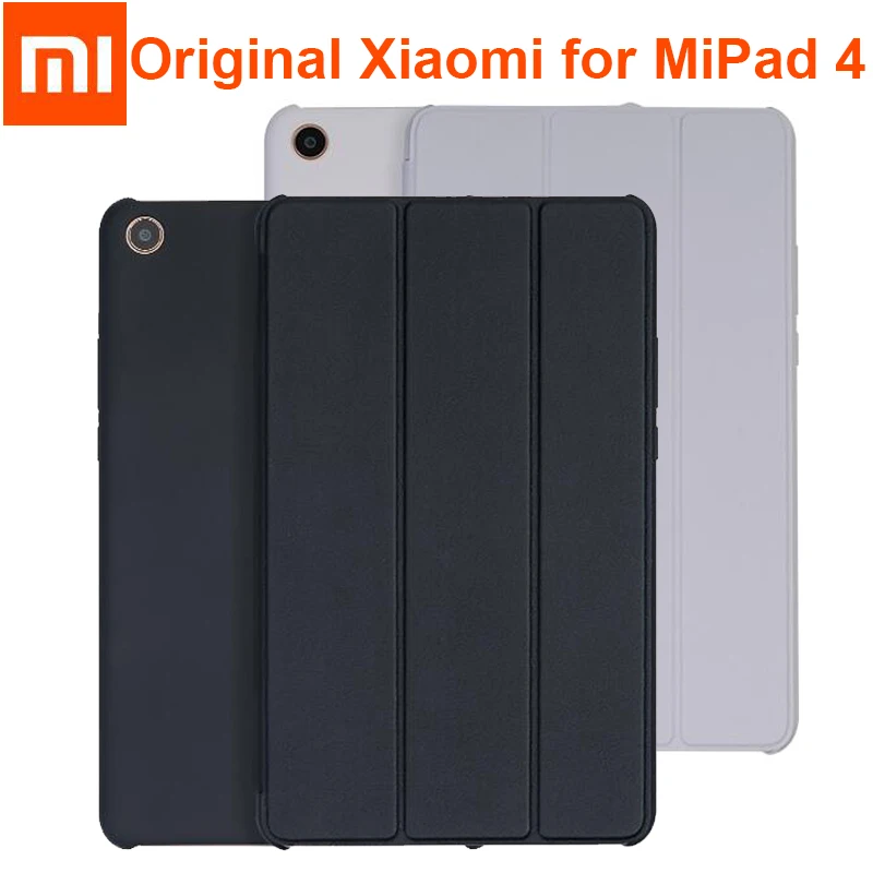 

Original xiaomi mi pad 4 plus / pad4 Smart Case tablet Frosted PU Leather Flip Cover MIPAD 4 Sleeve 8" Full Protector Sleeve Bag