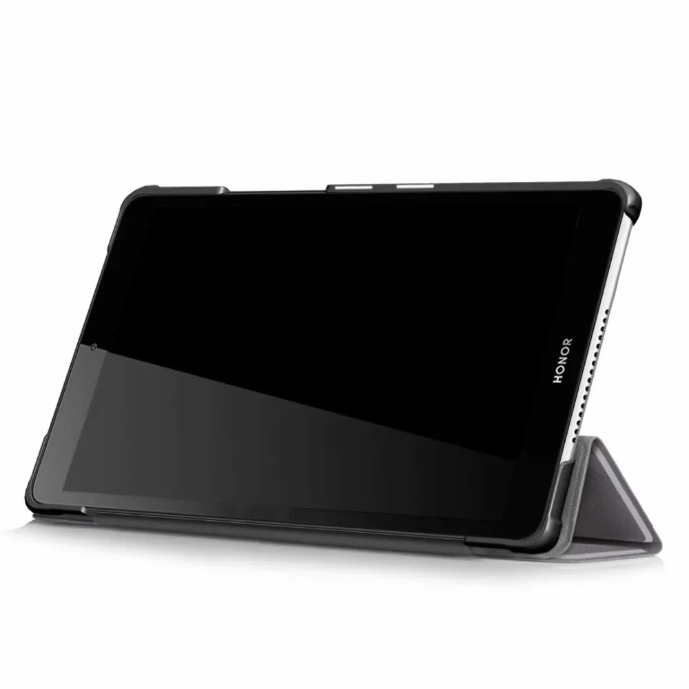 Ультра тонкий чехол для Huawei MediaPad T5 8 0 JDN2 W09/AL00 Подставка планшета PU кожаный Honor Pad 5