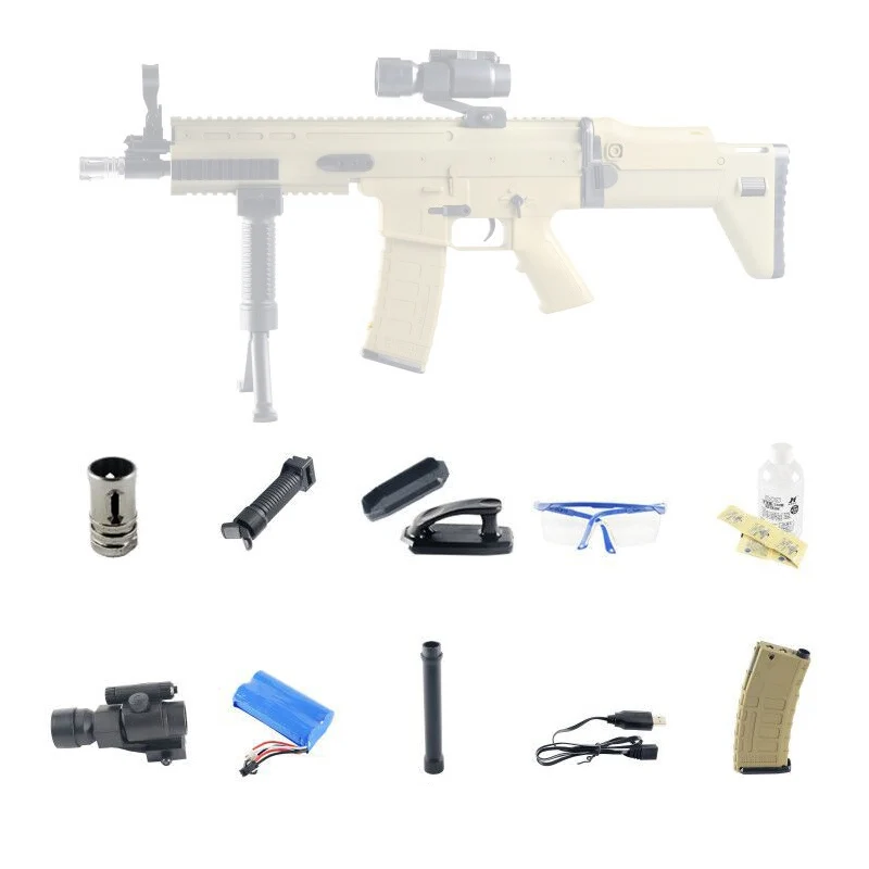 

Jinming Scar V2 Gun Toy Gel Ball Blaster Water Bullet For Children Outdoor Play Sports