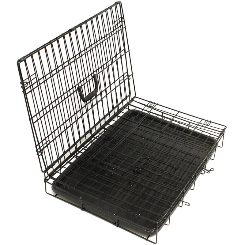 24-Pet-Kennel-Cat-Dog-Folding-Steel-Crate-Animal-Playpen-Wire-Metal_4_800x800
