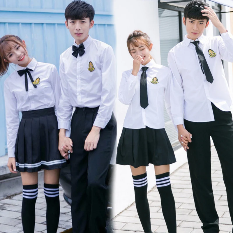 2018New Japanese School Uniform Boys Classic Service England Korean