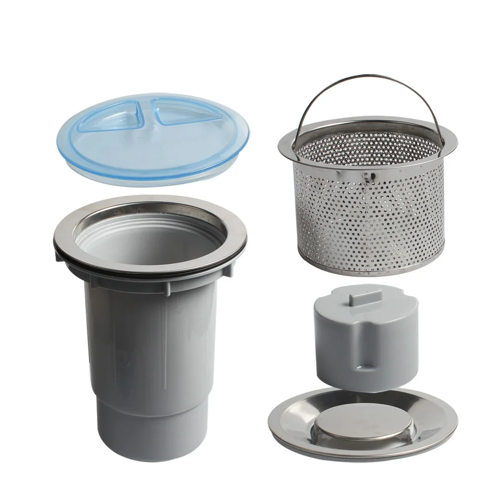  Talea Single Sink Waste Kit & Trap Sink Strainer with overflow Hair Trap Catch Catcher Plug Basin b - 32857561187