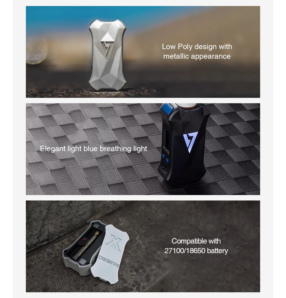 Desire X-Mini 108W 21700 TC Box MOD