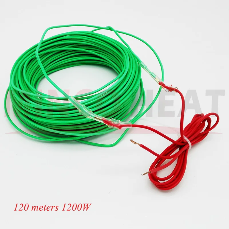 Buy 120m/roll 1200W Greenhouse Heating Cable For