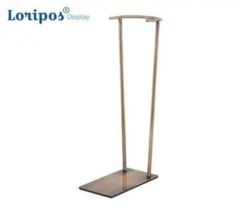 

High end Retro Bronze Boots Rack Boot Bracket Holder Riser Stand Table Shelf Organizer Display Rack Metal Shoes Exhibition Shelf