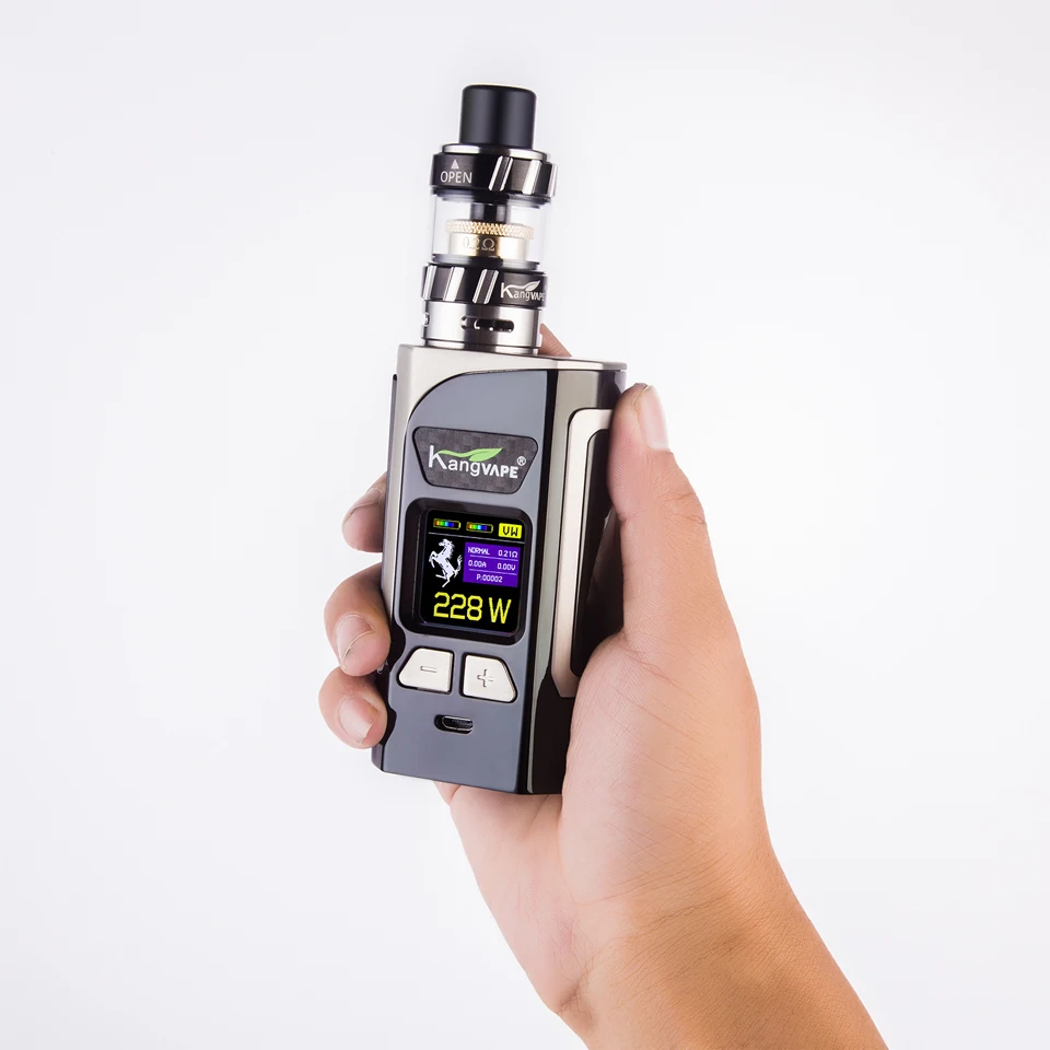 Kangvape супергероя TC 228 Вт Vape Mod пар электронная сигарета TCR Температура режим