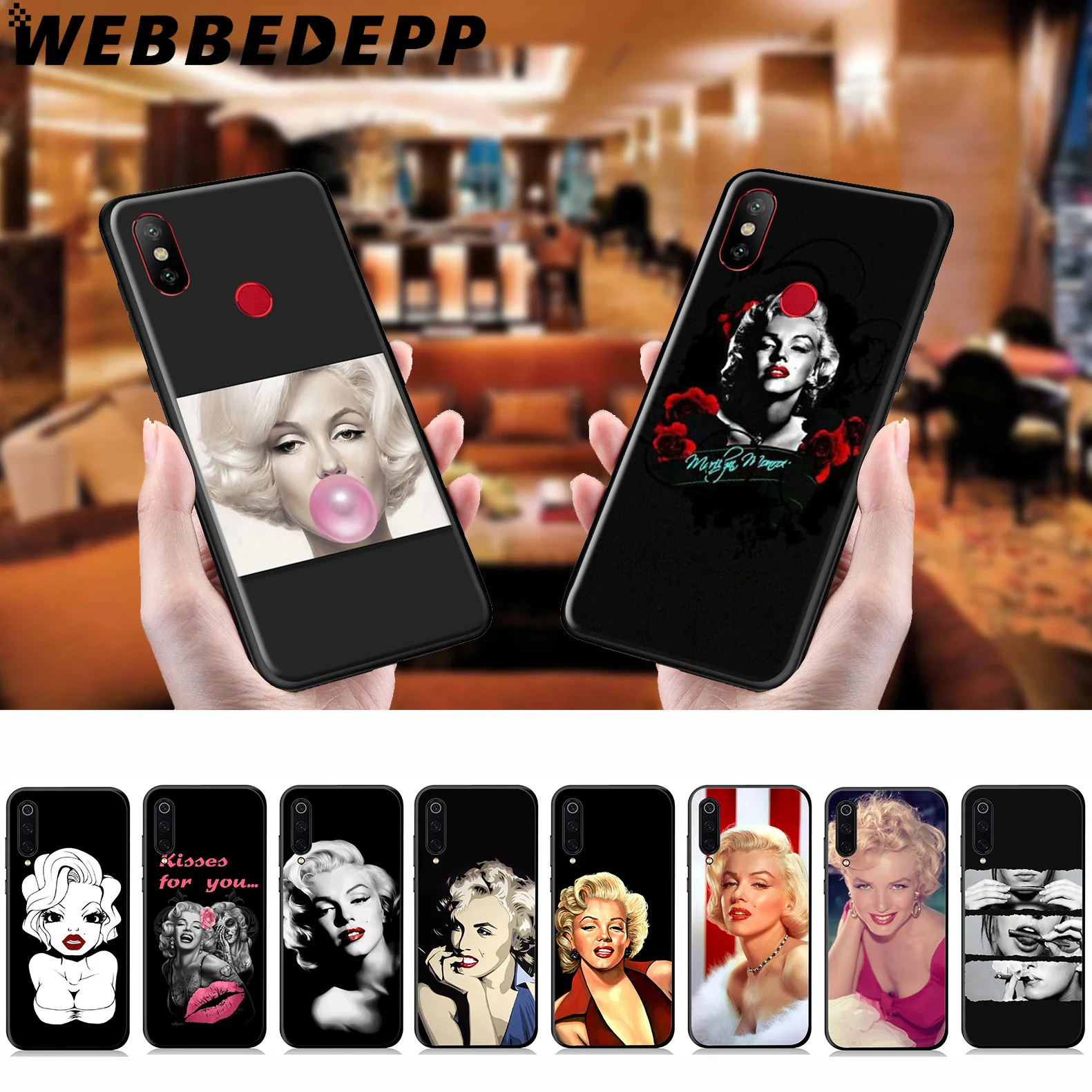 WEBBEDEPP Marilyn Monroe Sexy Soft Case for Xiaomi Mi 9T 9 8 SE 6 A1 A2 A3 Lite MiA1 MiA2 MiA3 F1 MAX 3 Mi8 CC9E CC9 |
