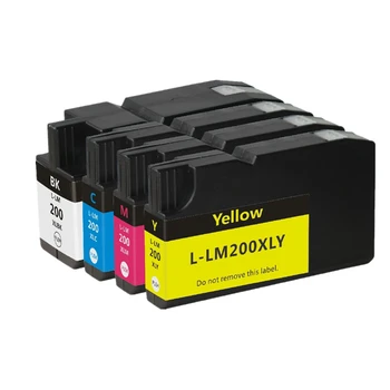 

For lexmark 200 XL BK/C/M/Y compatible ink cartridge for lexmark 200 XL with chip Free shipping