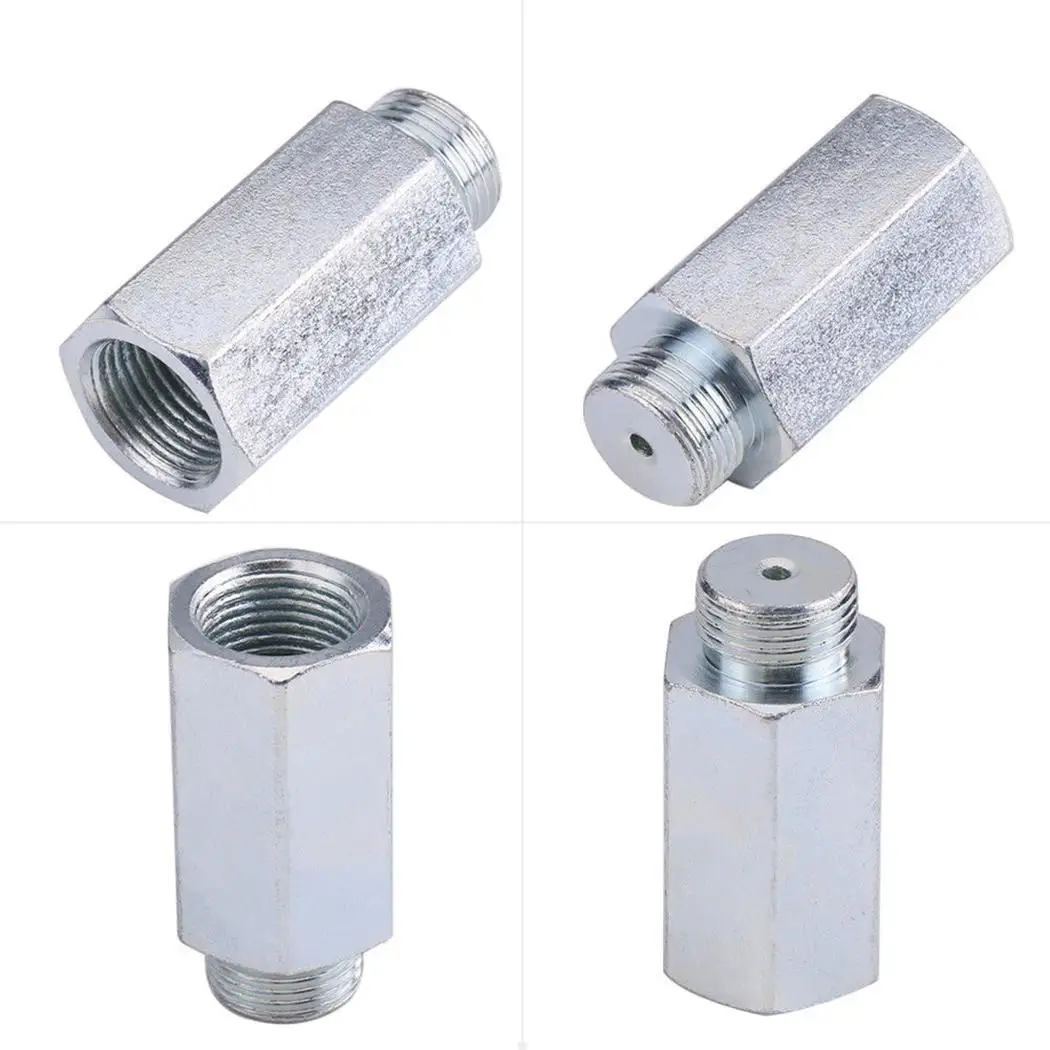 

M18 x1.5 Oxygen Sensor Extension Spacer General Extender Car Oxygen Silver Sensor Extender Extension Tube