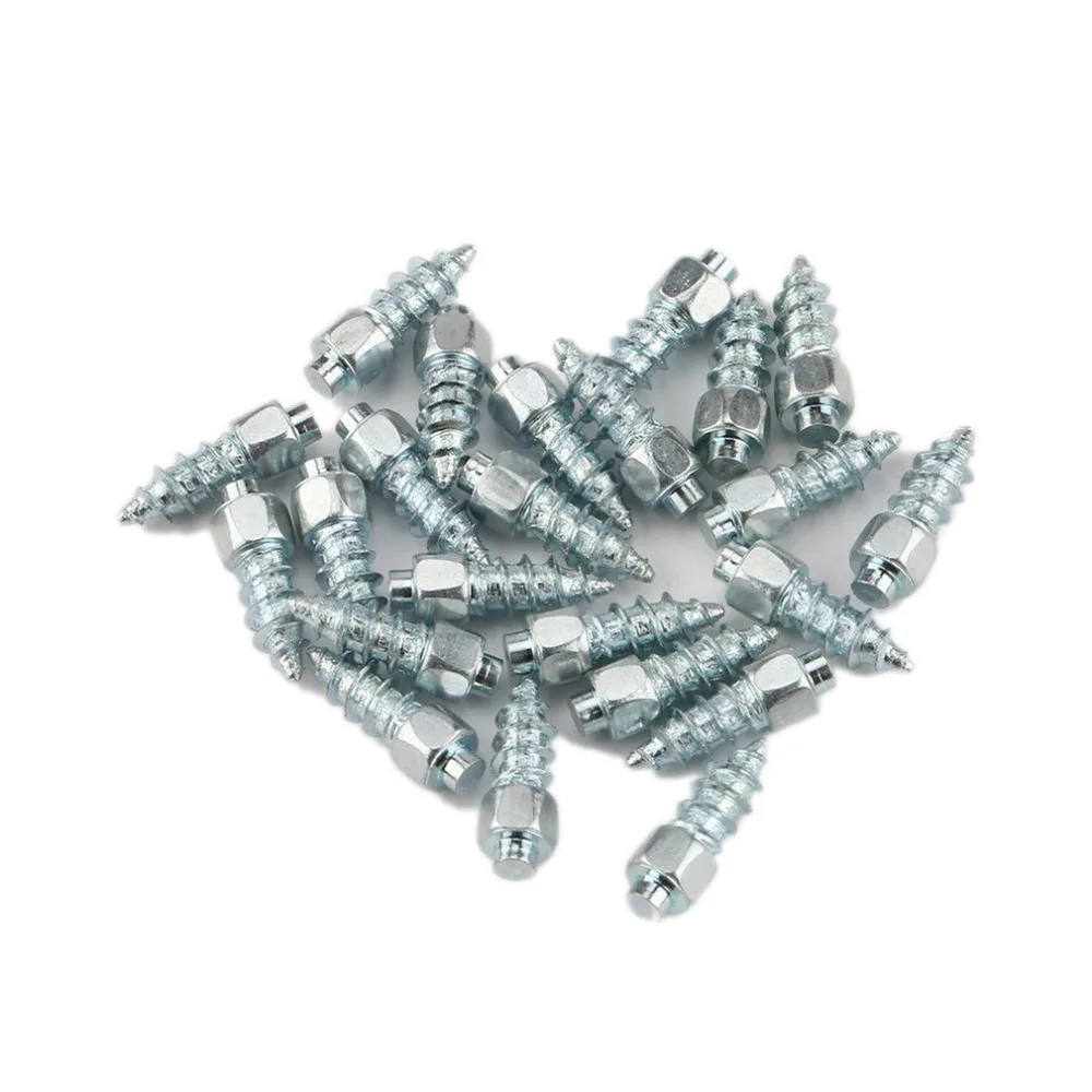 

500PCS Universal Car Tires Studs Screw Winter Snow Spikes Wheel Tyres Snow Chains Studs for Car Vehicle Truck Tire