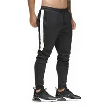 New 2018 Men full sportswear Pants Casual Elastic cotton Mens Fitness Workout Pants skinny Sweatpants Trousers Jogger Pants