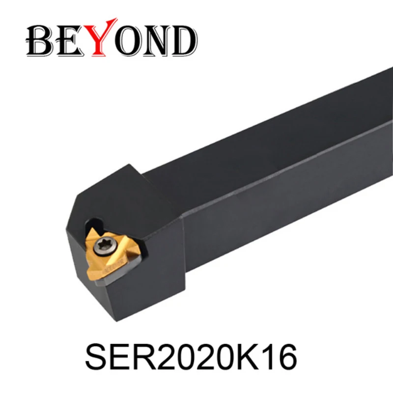

SER2020K16,Thread Tool Lathe Machine Turning Tools Set 125*20mm Internal Turning Tool CNC Indexable Boring Bar Accessories