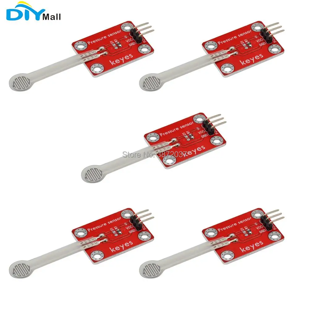 

5pcs/lot DIYmall for Keyes Thin-film Pressure Sensor for Arduino micro:bit red and eco-friendly