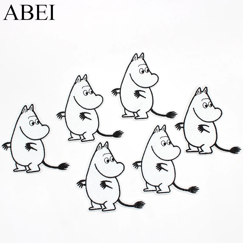 10pcs/lot Embroidered Hippo iron on patches Cartoon Animal patches for clothes DIY Jean Coat Sweater Garment Fabric Stickers 10pcs/lot Embroidered Hippo iron on patches Cartoon Animal patches for clothes DIY Jean Coat Sweater Garment Fabric Stickers