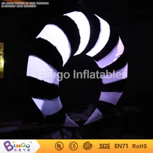 Светодиодное освещение Полумесяца Рог формы надувные украшения Для свадебной вечеринки надувные освещение украшения мигает игрушки