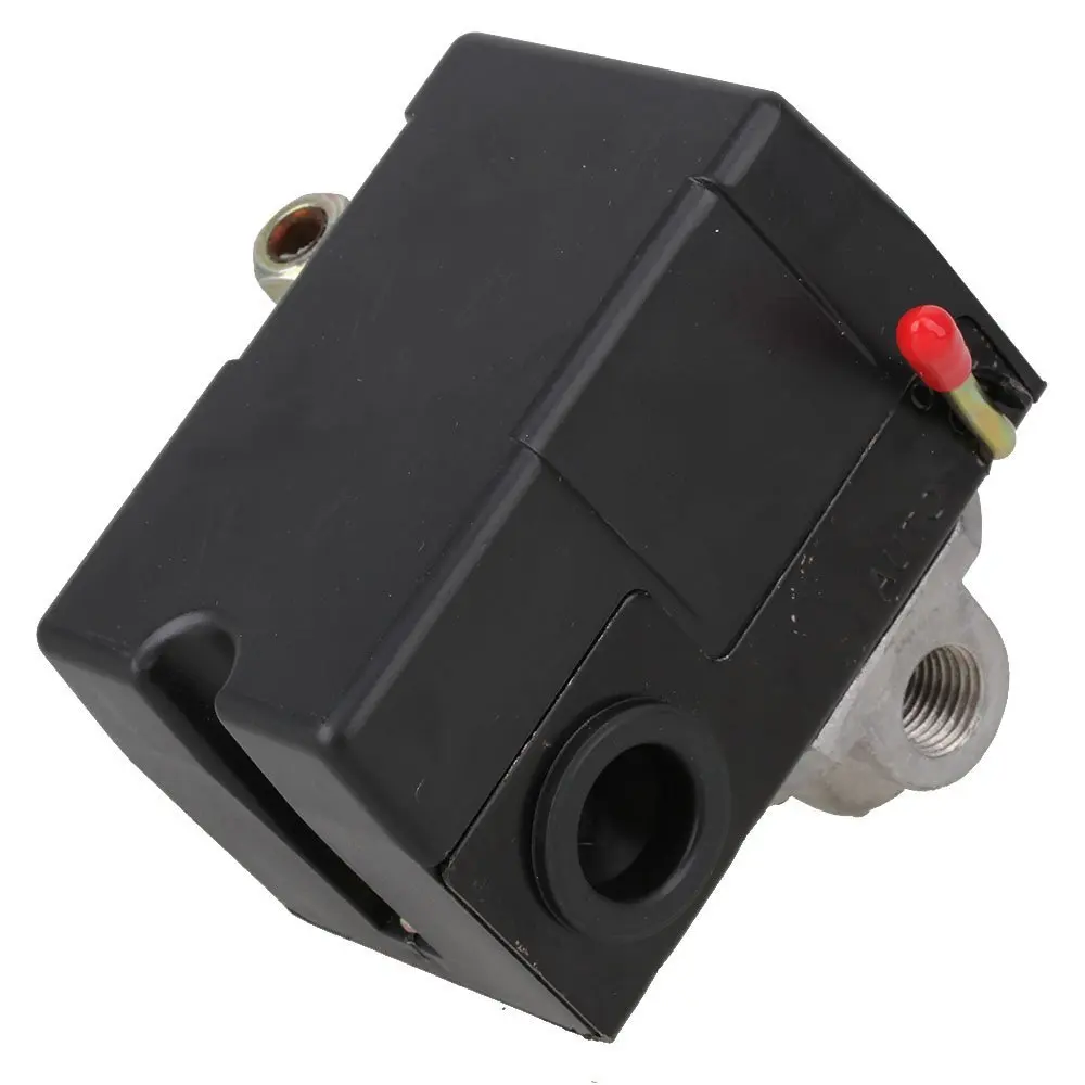 80 115 PSI 4 Port Adjustable Pressure Switch Control Valve for Air