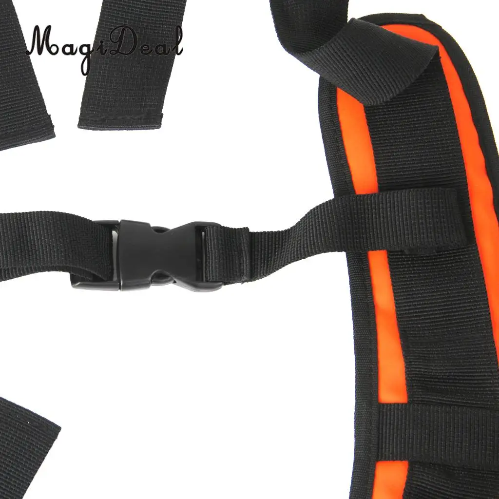 MagiDeal 1 Pair Outdoor DIY Waterproof PVC Shoulder Belt Strap Replacement for Backpack Rock Climbing Camping Hiking Tools