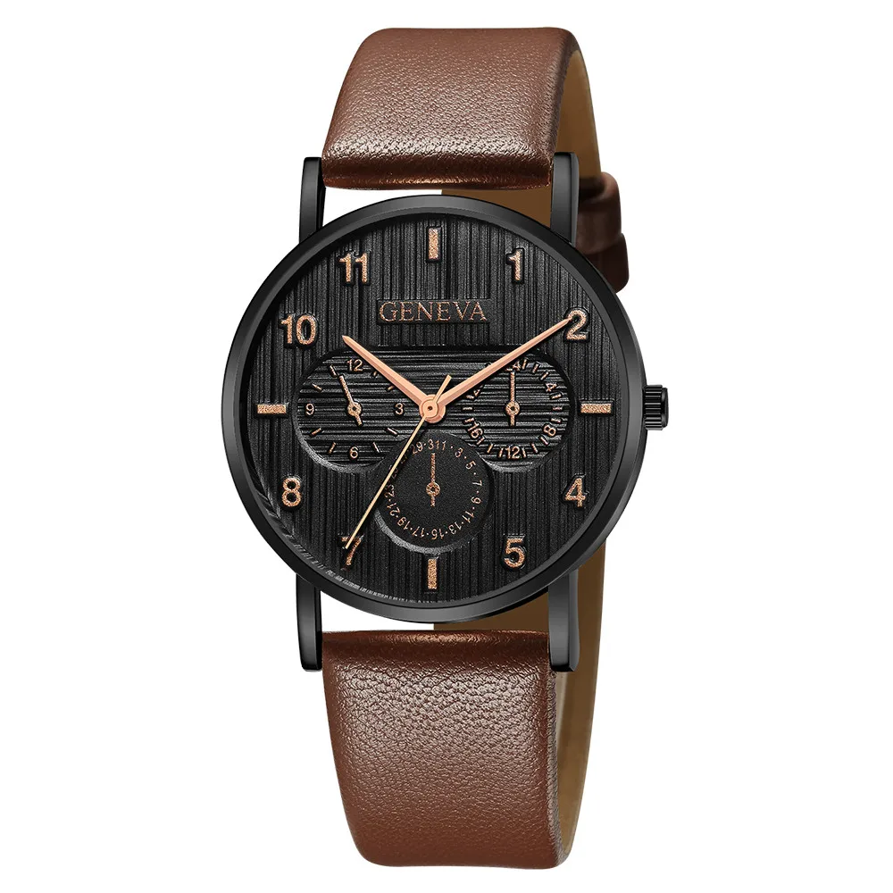 

Women Watch Luxury Brand Casual Geneva Quartz Clock Leather Strap Wrist watches women fashion watch 2018 clock women wach