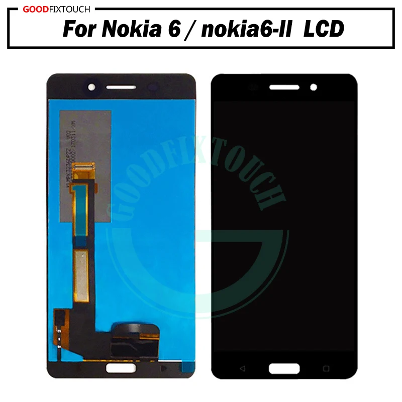 ЖК-дисплей для Nokia 6 сенсорный экран дигитайзер в сборе Замена 6-II nokia6 II TA-1054 2018 TA-1000