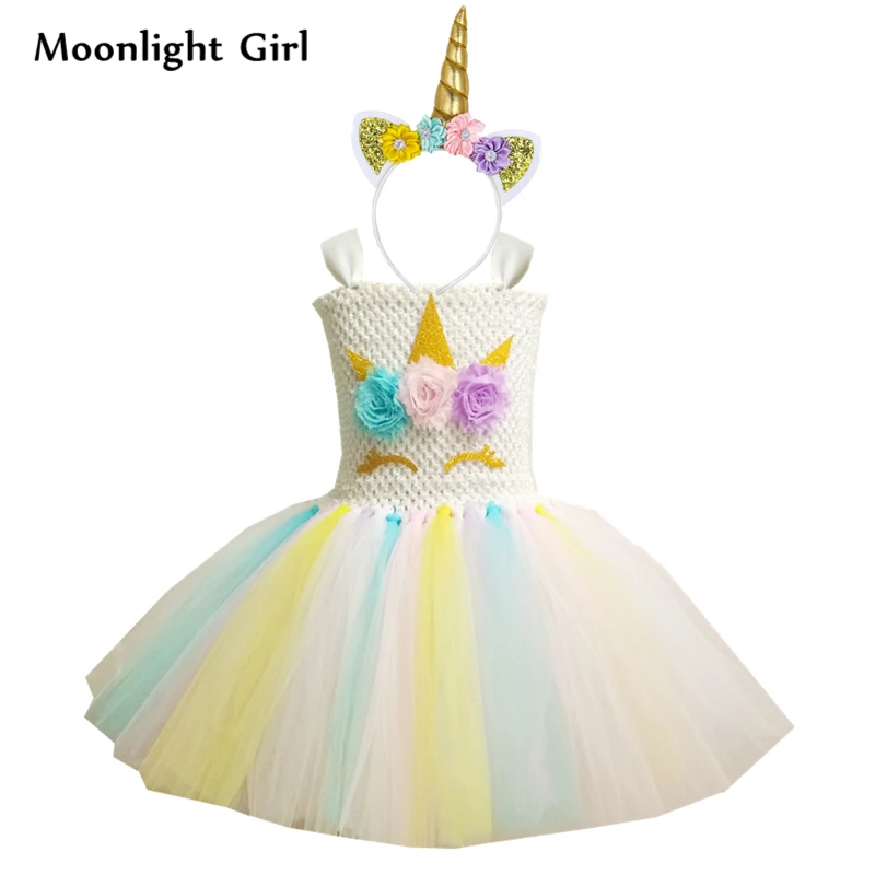 pastel rainbow dress baby