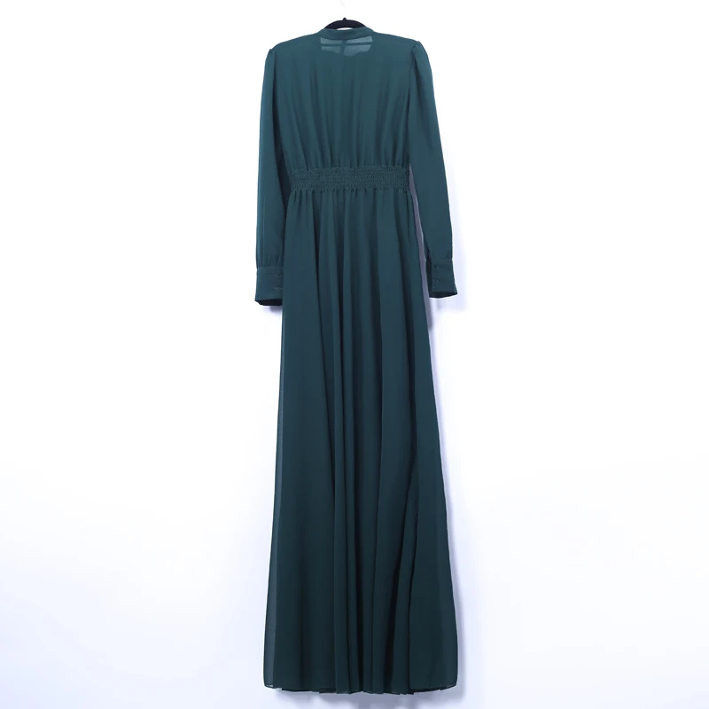 Chiffon Abaya Dubai Muslim Hijab Dress Kaftan Abayas For Women Caftan Islamic Clothing Jilbab Femme Musulman Turkish Dresses