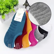 20 штук = 10 пар/партия хлопок женские яркие цвета Невидимый Носки для девочек, противоскользящие, летние тапочки хорошего качества