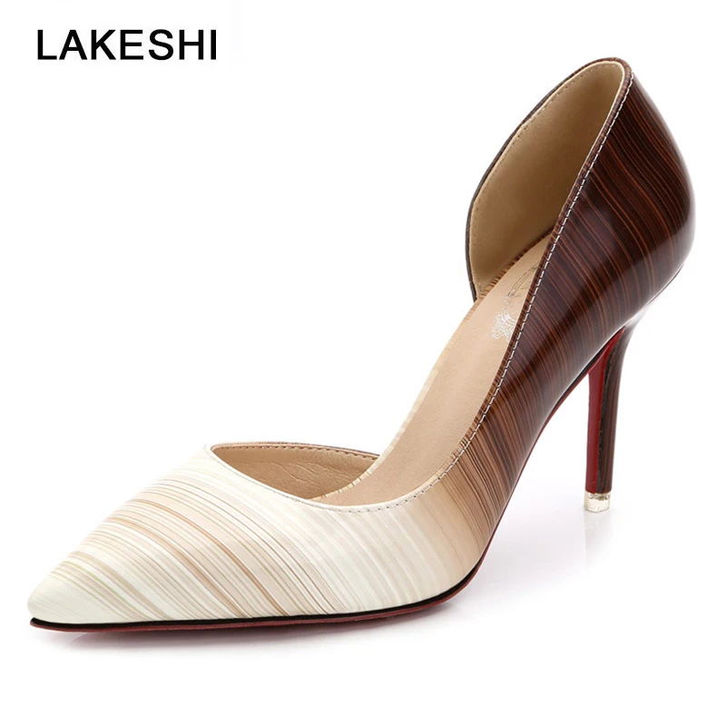

Fashion Patent Leather High Heel Shoes Women Pumps Shallow Pointed Toe Shoes Sexy Stiletto Heel Shoes Elegant