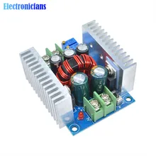 Módulo de reducción de corriente continua, placa de controlador LED de corriente constante, protección de circuito corto, disipador de calor, 300W, 20A, Voltaje de potencia
