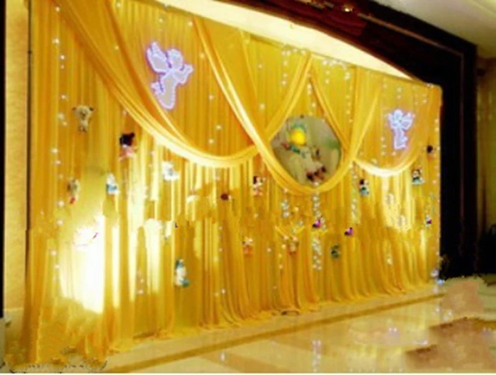 Wedding curtain decoration Party Backdrop Drapes Curtain 10ft*20ft